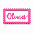 Personalised Name Door Sign – Custom Girls Bedroom Pink Decoration Plate Plaque