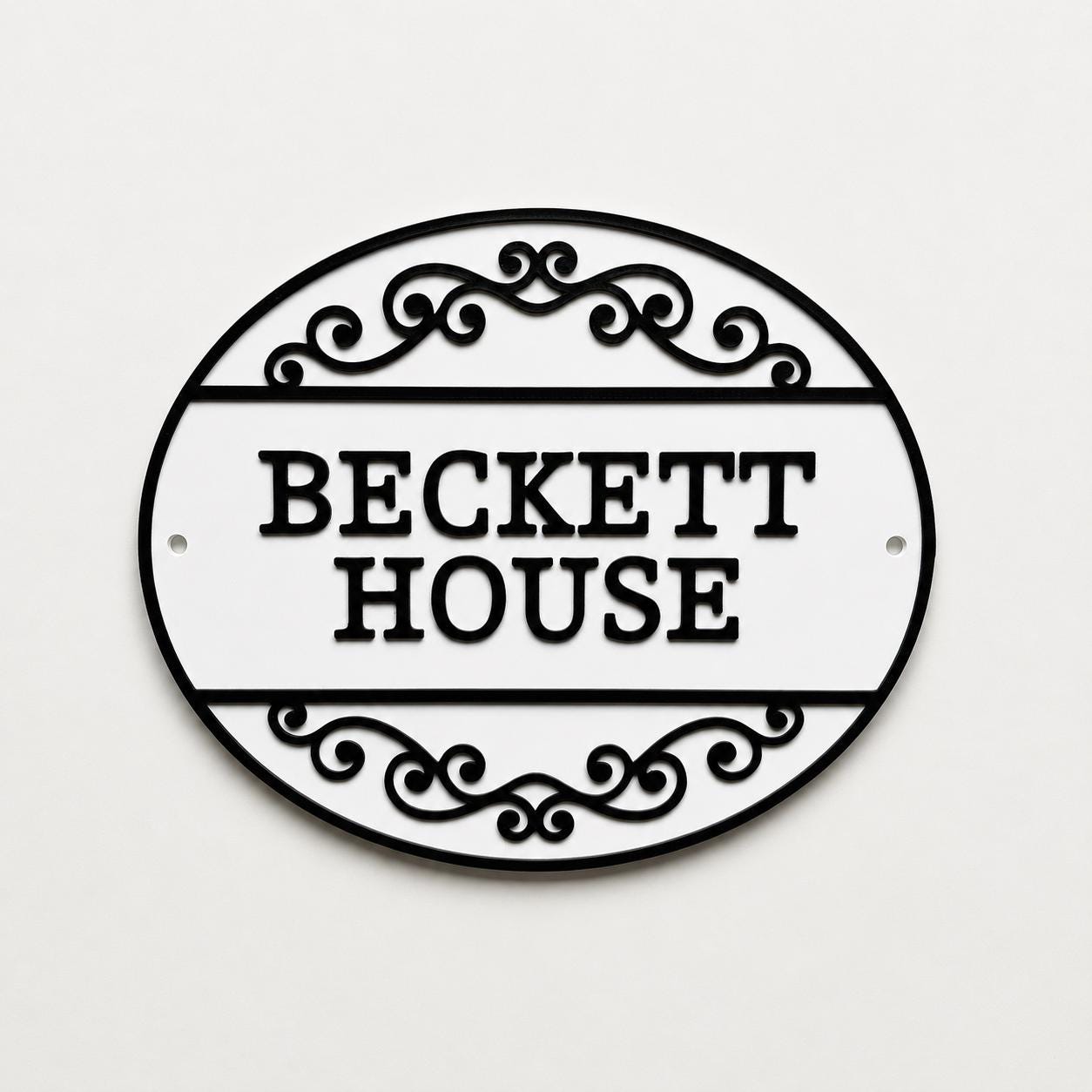 Personalised Text Sign Custom House Name Plaque Garden Wall Plate Memorial Bench