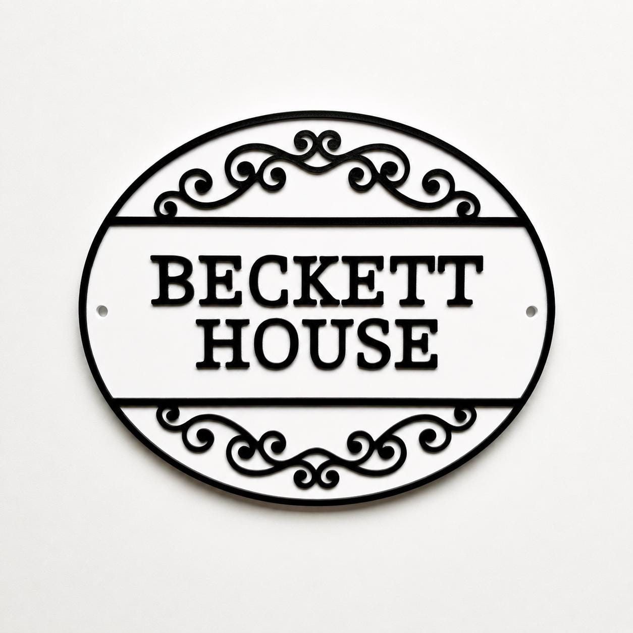 Personalised Text Sign Custom House Name Plaque Garden Wall Plate Memorial Bench