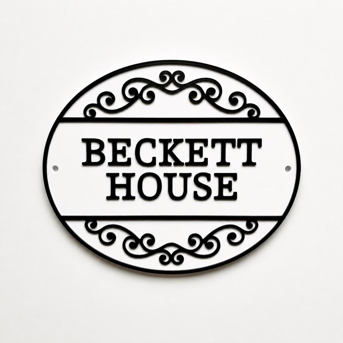 Personalised Text Sign Custom House Name Plaque Garden Wall Plate Memorial Bench