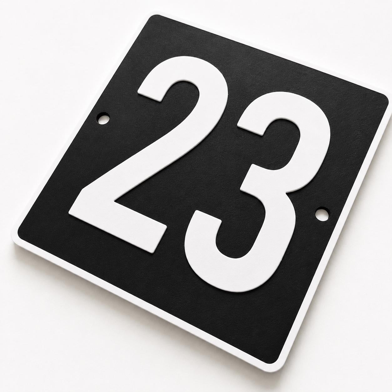 Personalised House Number Sign – Custom Home Front Door Gate Plate Plaque