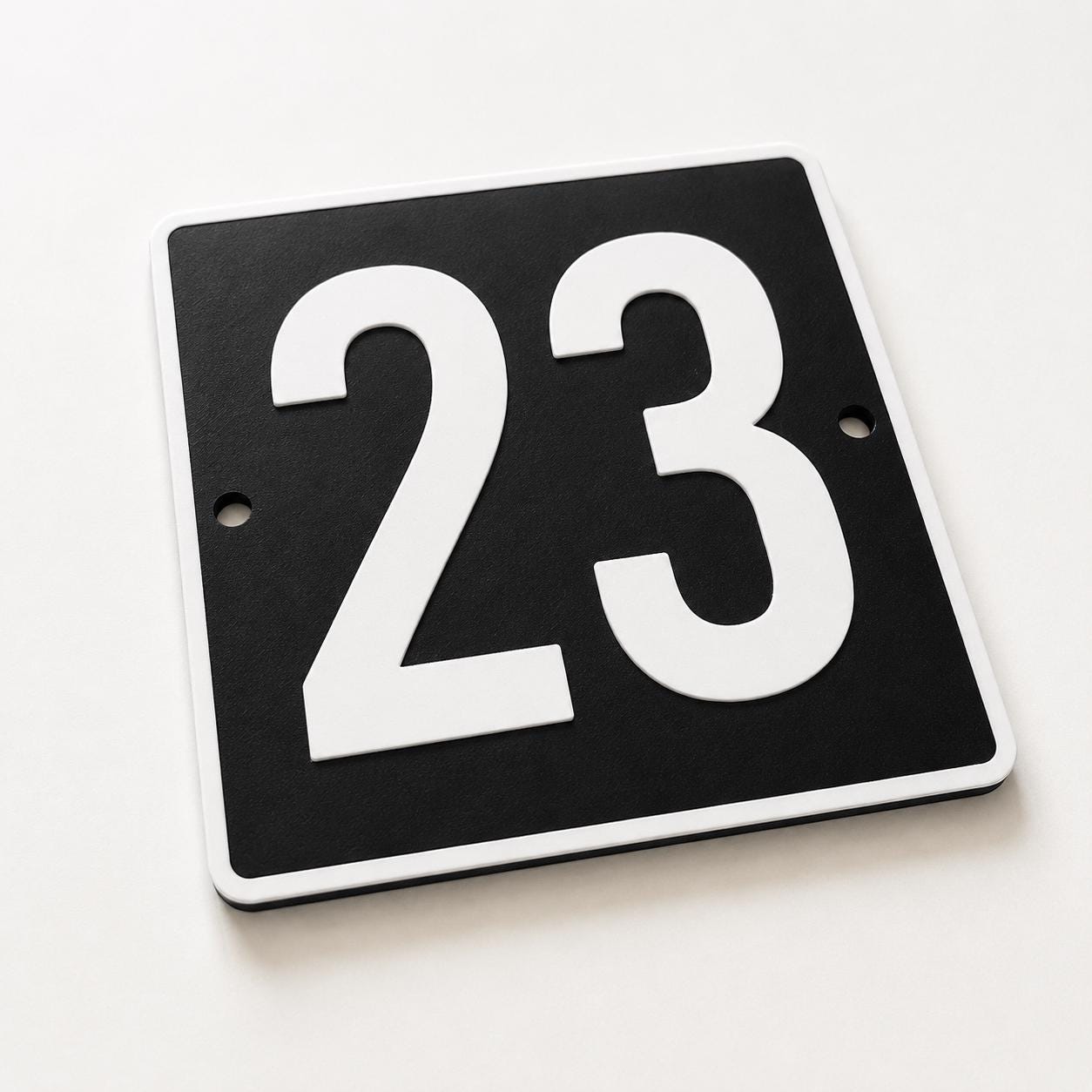 Personalised House Number Sign – Custom Home Front Door Gate Plate Plaque