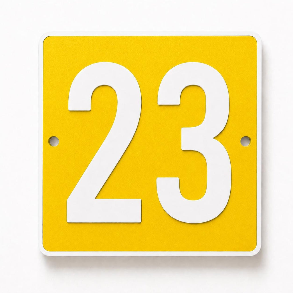Personalised House Number Sign – Custom Home Front Door Gate Plate Plaque
