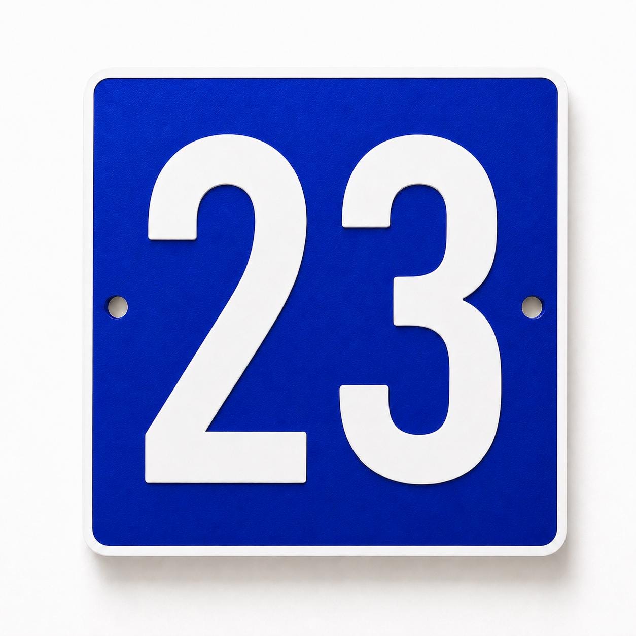 Personalised House Number Sign – Custom Home Front Door Gate Plate Plaque