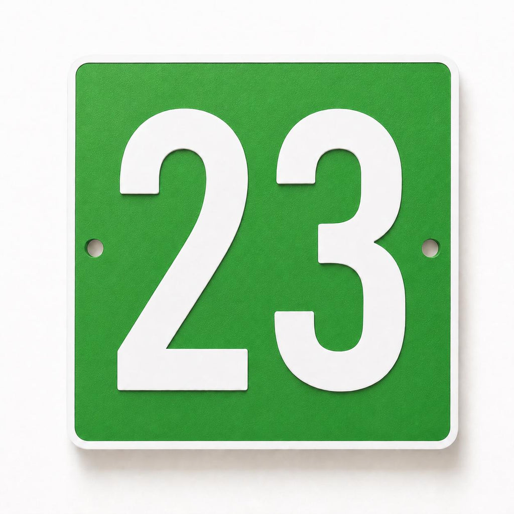 Personalised House Number Sign – Custom Home Front Door Gate Plate Plaque