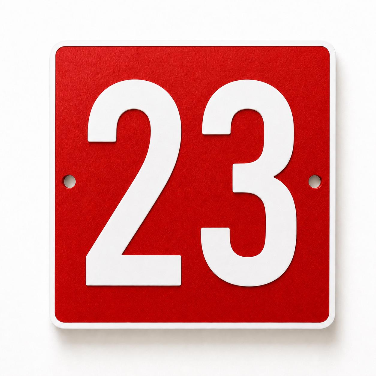 Personalised House Number Sign – Custom Home Front Door Gate Plate Plaque