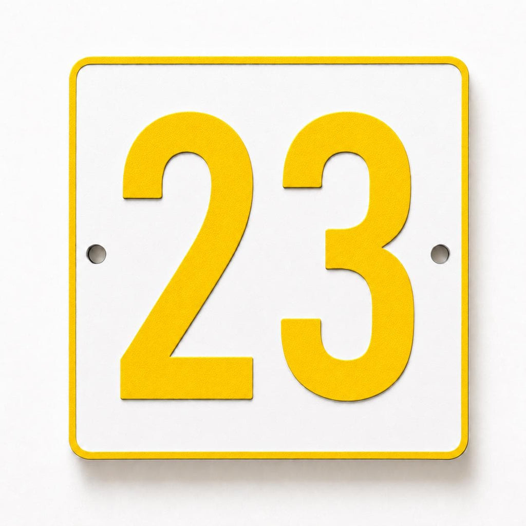 Personalised House Number Sign – Custom Home Front Door Gate Plate Plaque