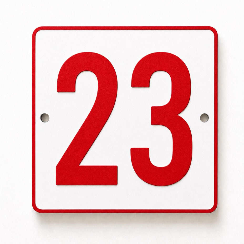 Personalised House Number Sign – Custom Home Front Door Gate Plate Plaque