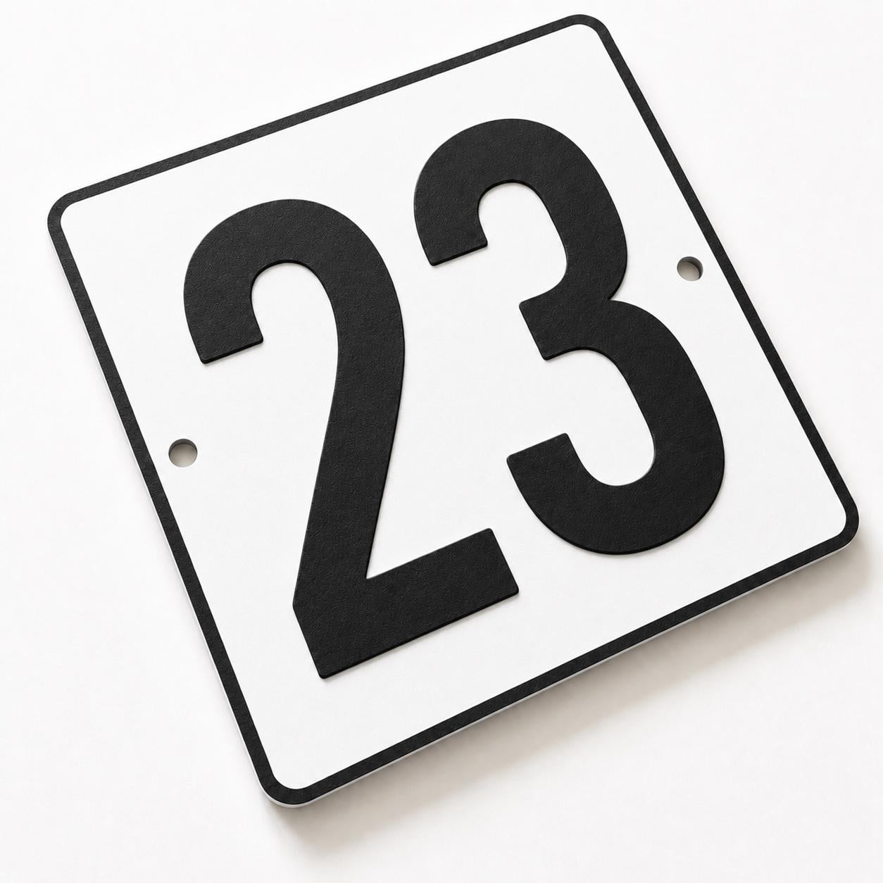 Personalised House Number Sign – Custom Home Front Door Gate Plate Plaque