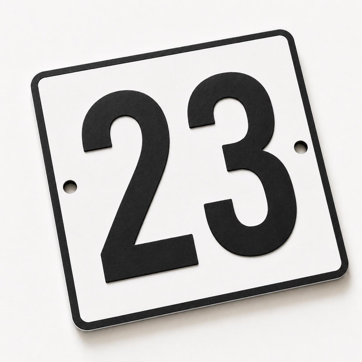Personalised House Number Sign – Custom Home Front Door Gate Plate Plaque