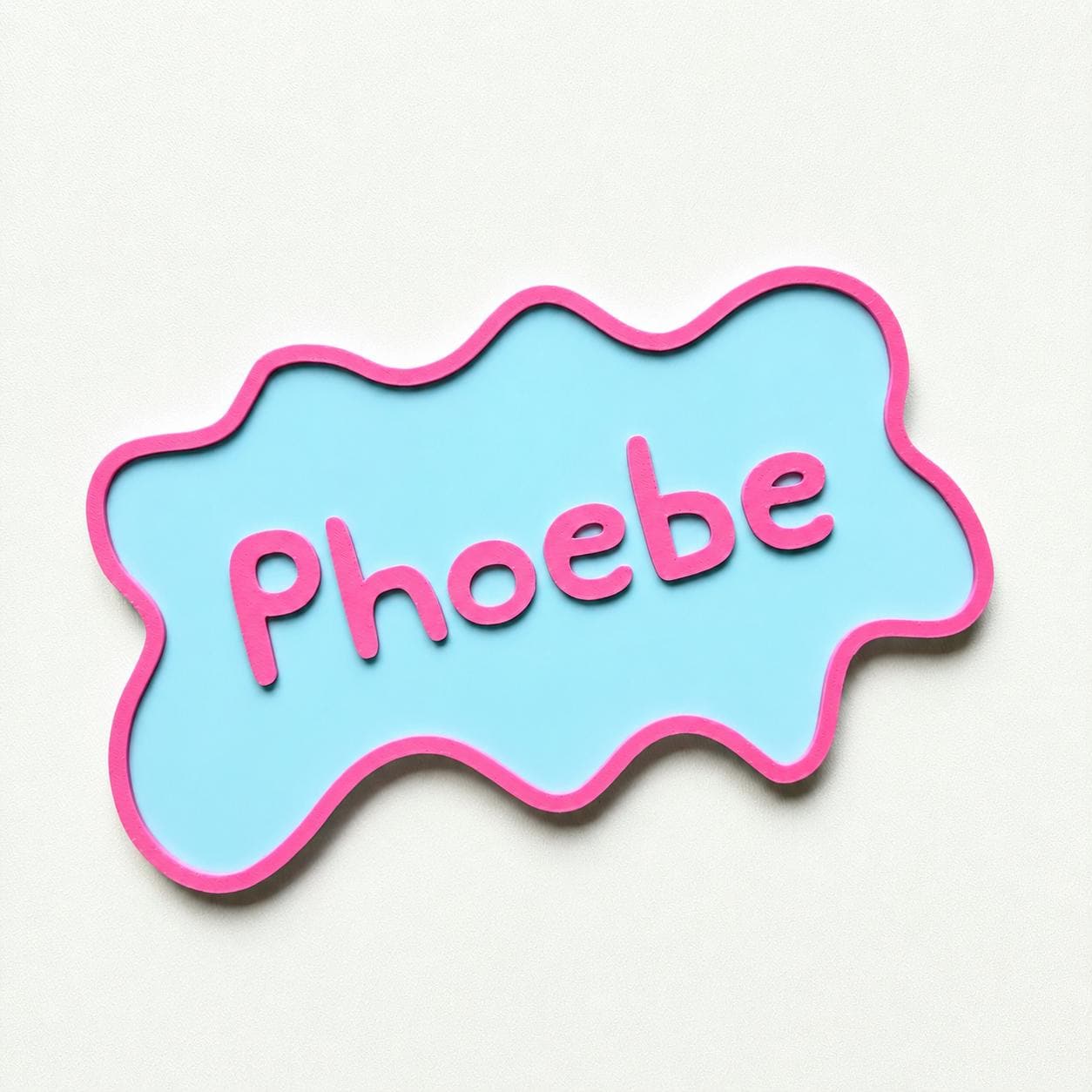 Personalised Kids Name Door Sign – Custom Girls Boys Bedroom Decoration Plate
