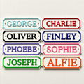 Personalised Kids Name Door Sign – Custom Girls Boys Bedroom Decoration Plate