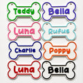 Personalised Dog Name Bone Sign – Custom Pet Crate Cage House Decoration Plate