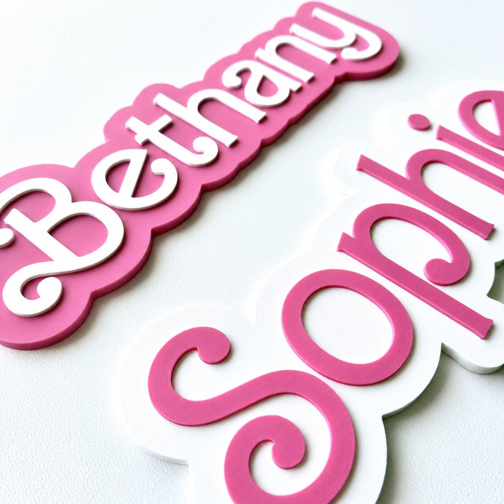 Personalised Name Door Sign – Custom Girls Bedroom Decoration Plate Plaque