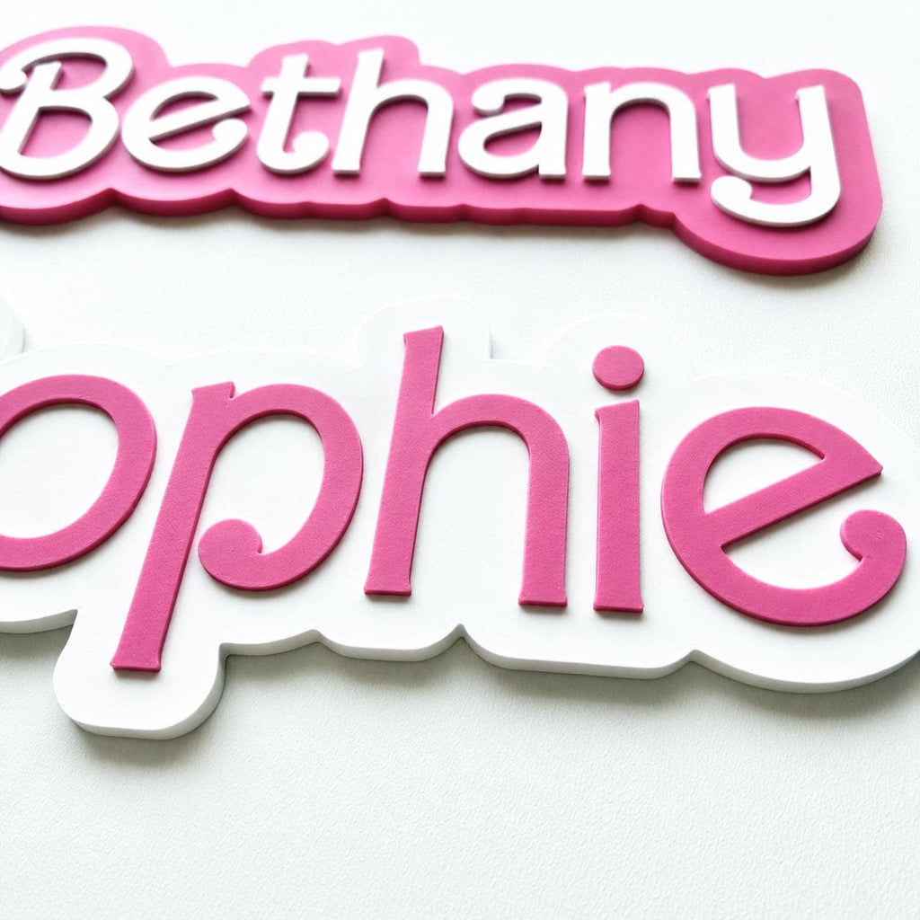 Personalised Name Door Sign – Custom Girls Bedroom Decoration Plate Plaque