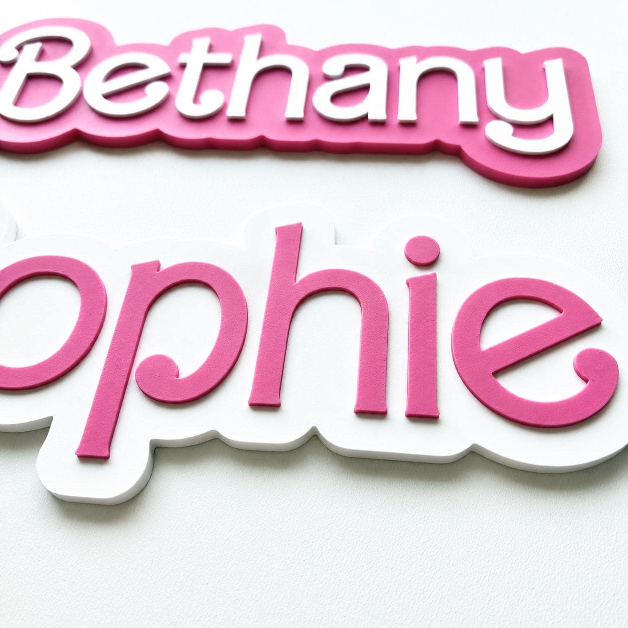 Personalised Name Door Sign – Custom Girls Bedroom Decoration Plate Plaque