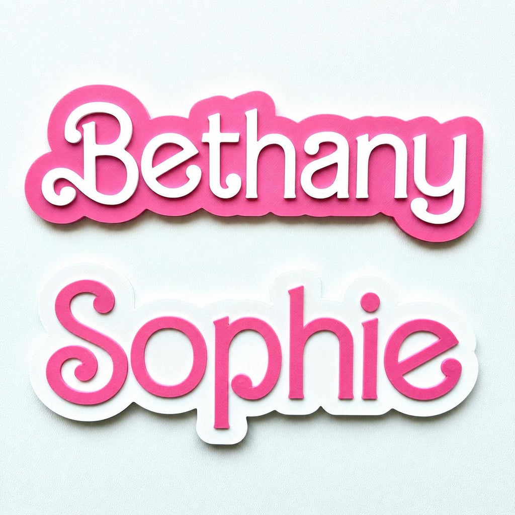 Personalised Name Door Sign – Custom Girls Bedroom Decoration Plate Plaque