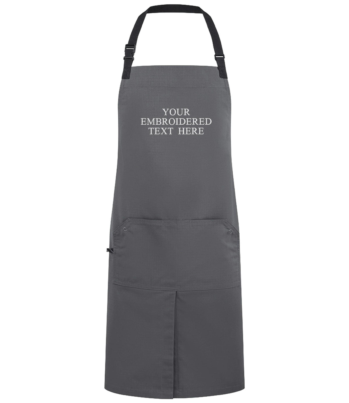 Embroidered Personalised Text Apron Custom Name Business Kitchen Baking Gift