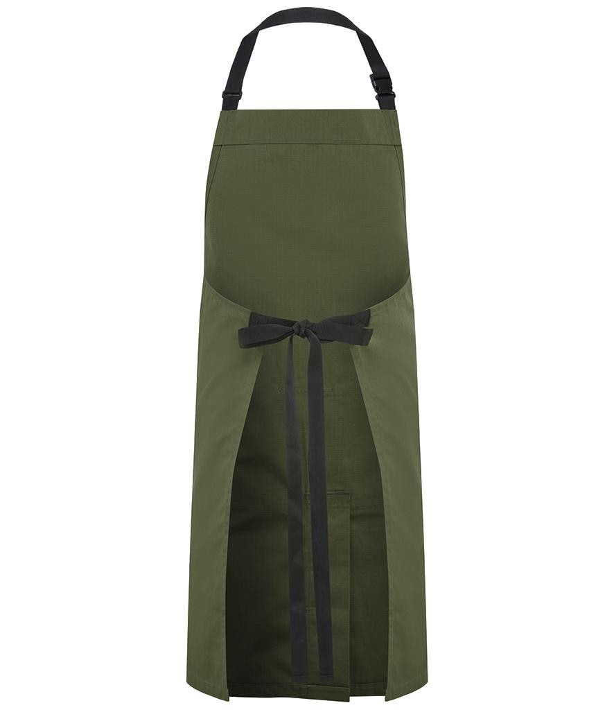 Embroidered Personalised Name Floral Wreath Apron Custom Text Kitchen Baking Gift