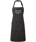 Embroidered Personalised Text Apron Custom Name Business Kitchen Baking Gift