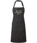 Embroidered Personalised Text Apron Custom Name Business Kitchen Baking Gift