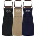 Embroidered Personalised Text Apron Custom Name Business Kitchen Baking Gift