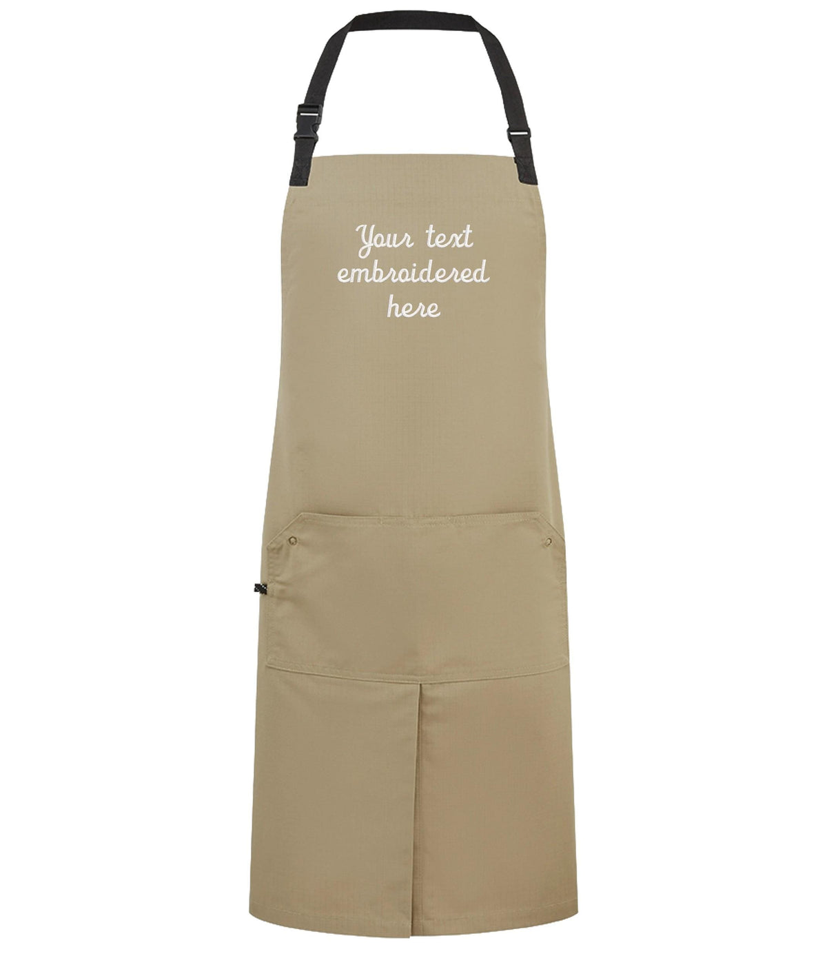 Embroidered Personalised Text Apron Custom Name Business Kitchen Baking Gift