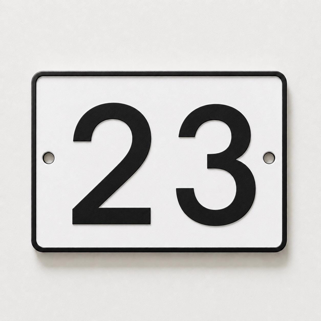 Personalised House Number Sign – Custom Home Front Door Gate Plate Plaque