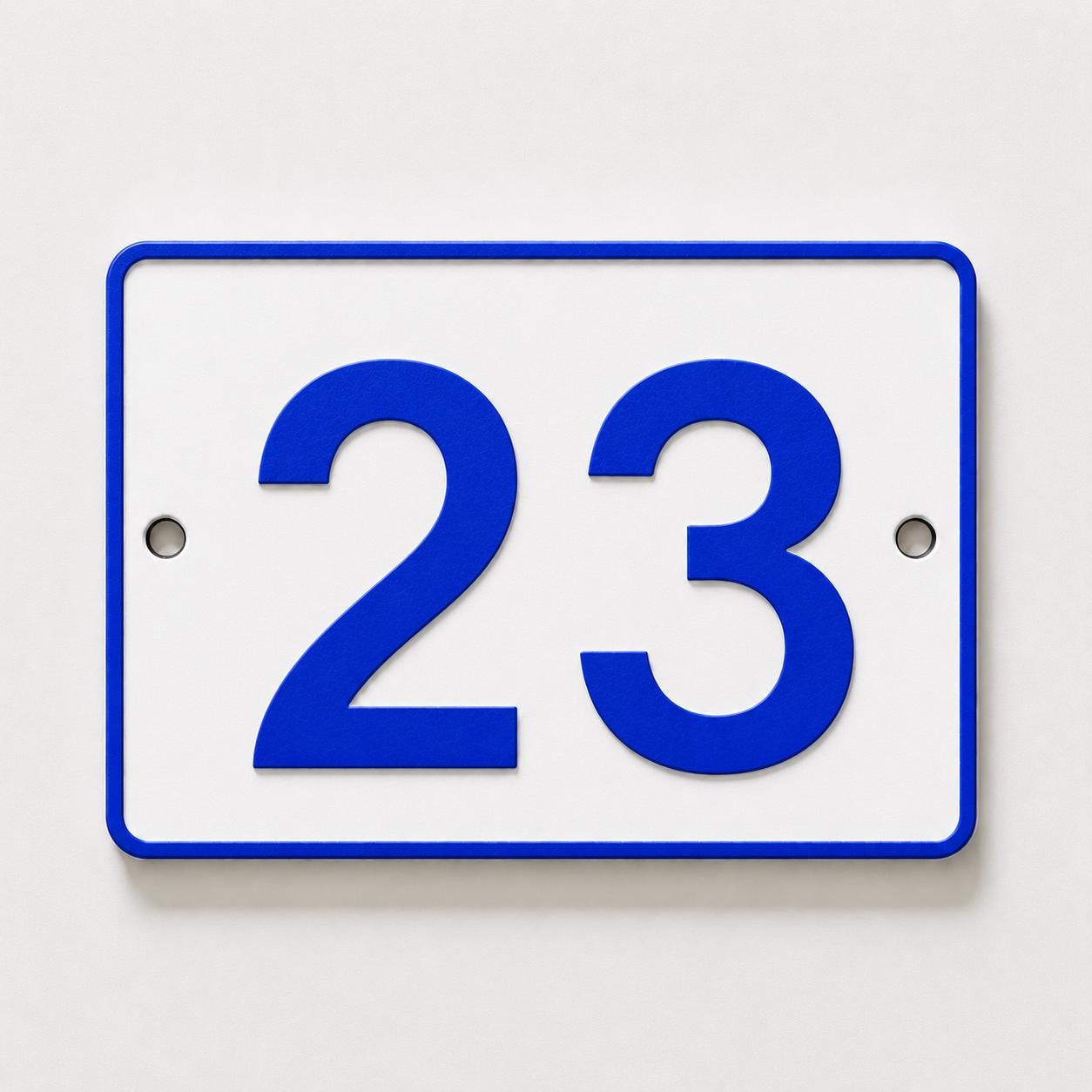 Personalised House Number Sign – Custom Home Front Door Gate Plate Plaque