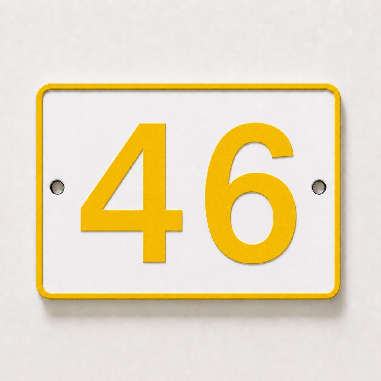 Personalised House Number Sign – Custom Home Front Door Gate Plate Plaque