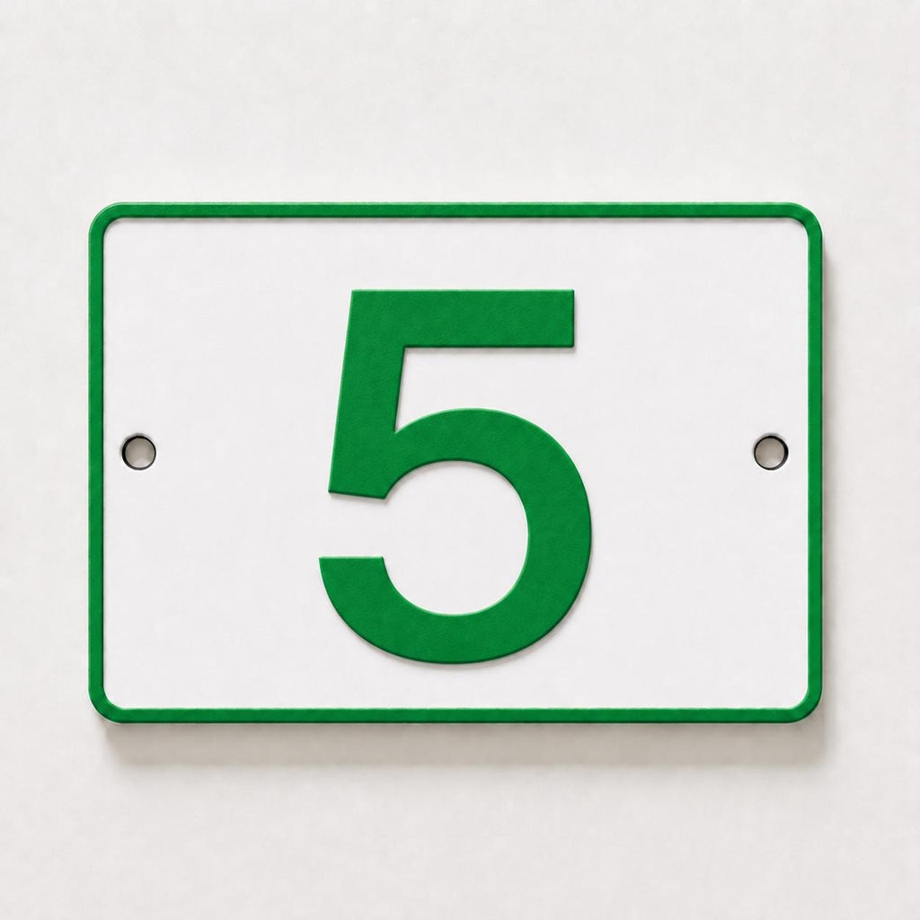 Personalised House Number Sign – Custom Home Front Door Gate Plate Plaque