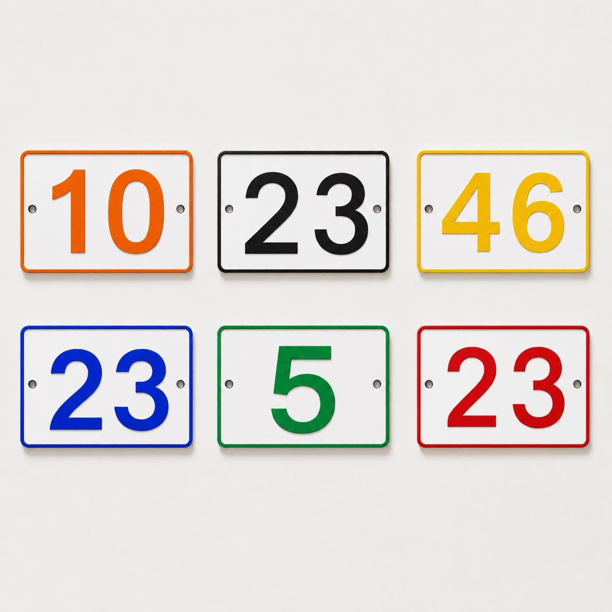 Personalised House Number Sign – Custom Home Front Door Gate Plate Plaque