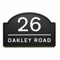 Personalised House Number Sign Modern Custom Street Name Text Plaque Wall Plate