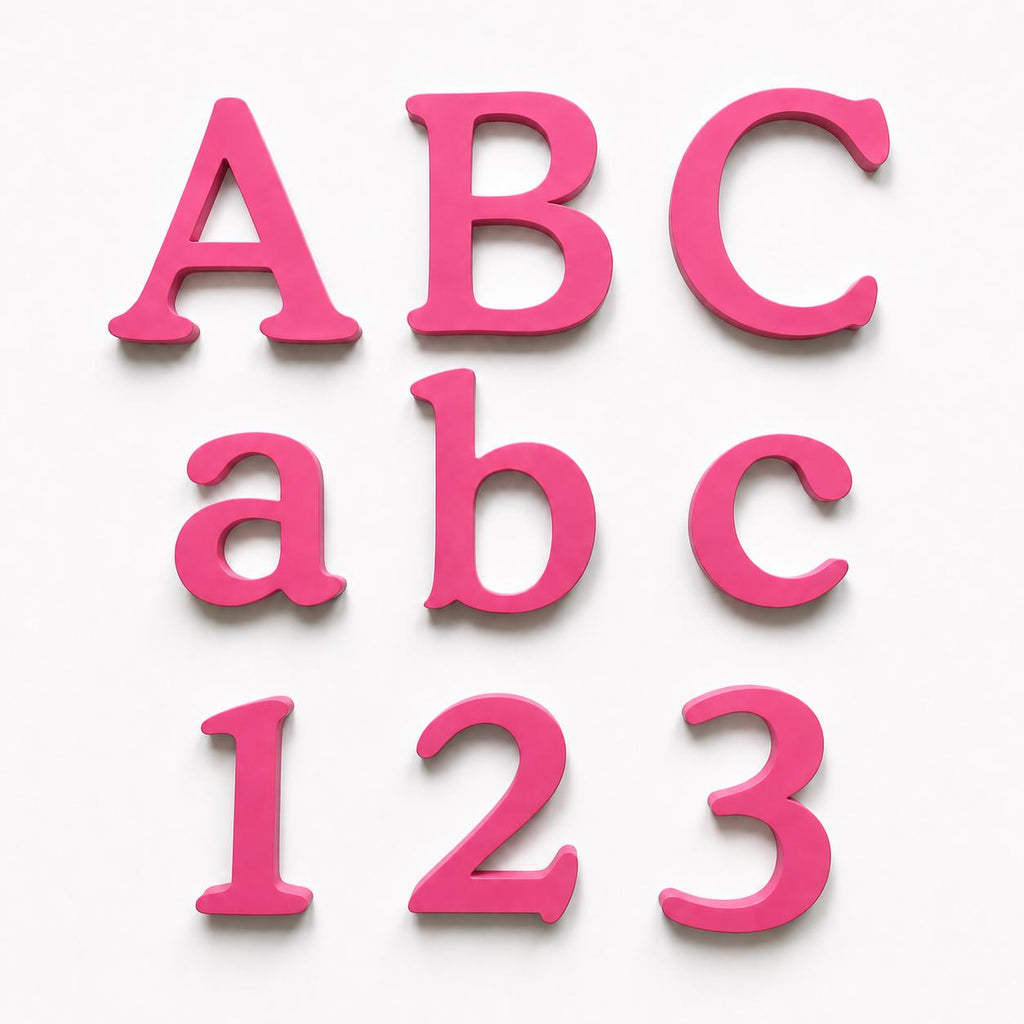 Personalised Letters & Numbers – Indoor Wall Sign Office Business Name Bedroom