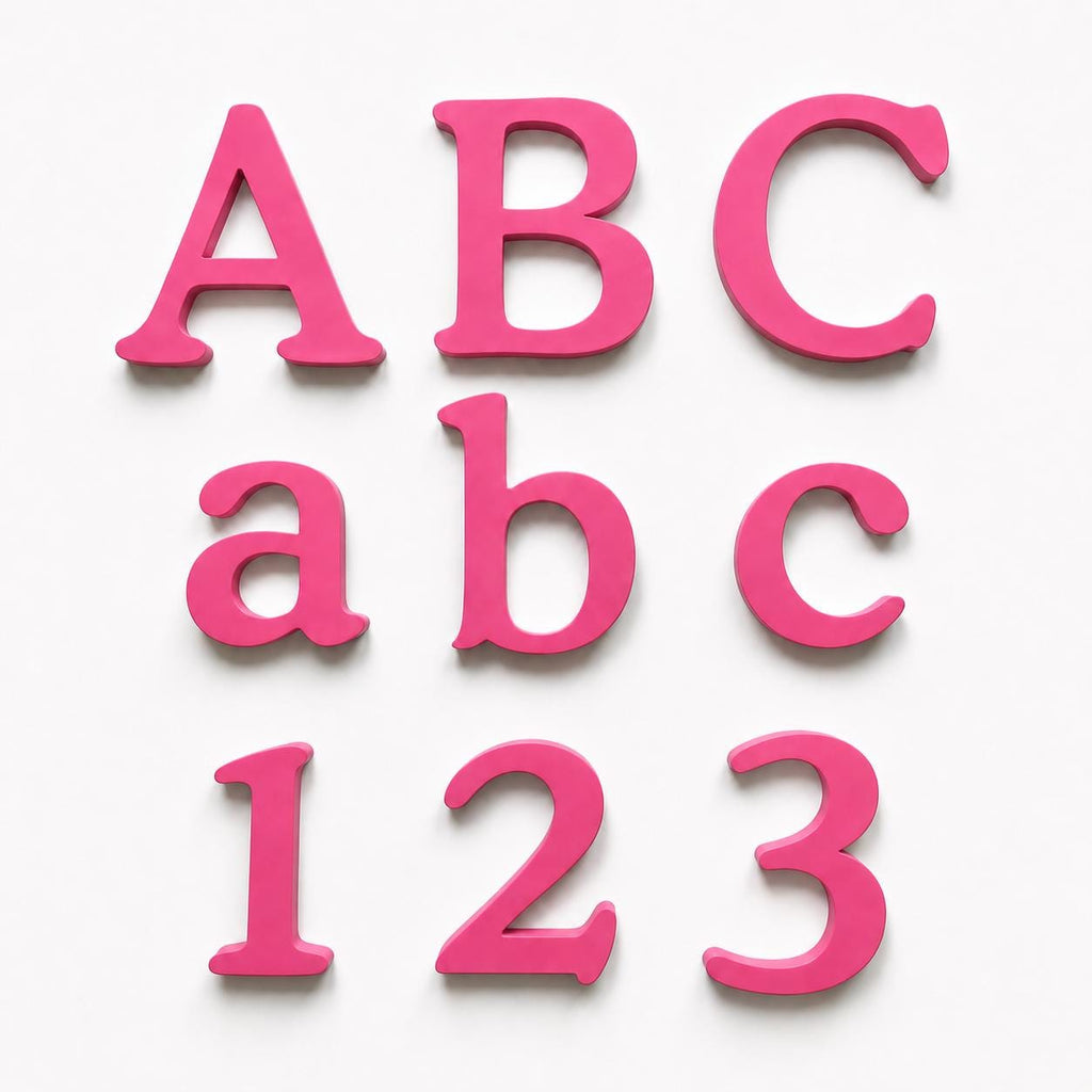 Personalised Letters & Numbers – Indoor Wall Sign Office Business Name Bedroom