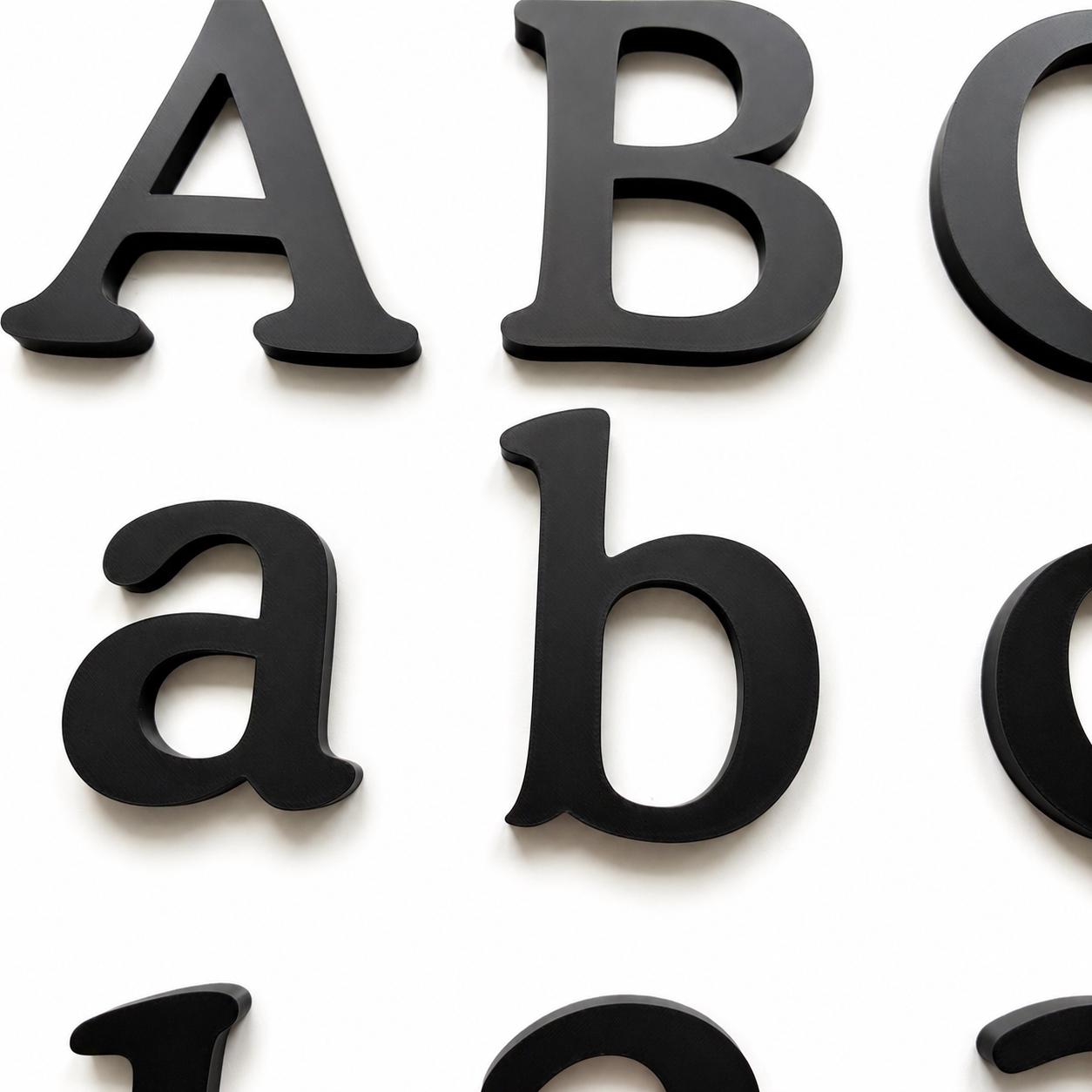 Personalised Letters & Numbers – Indoor Wall Sign Office Business Name Bedroom