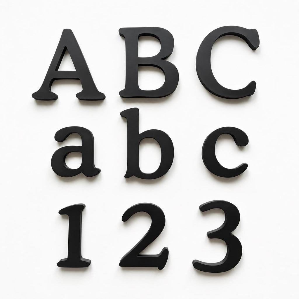 Personalised Letters & Numbers – Indoor Wall Sign Office Business Name Bedroom