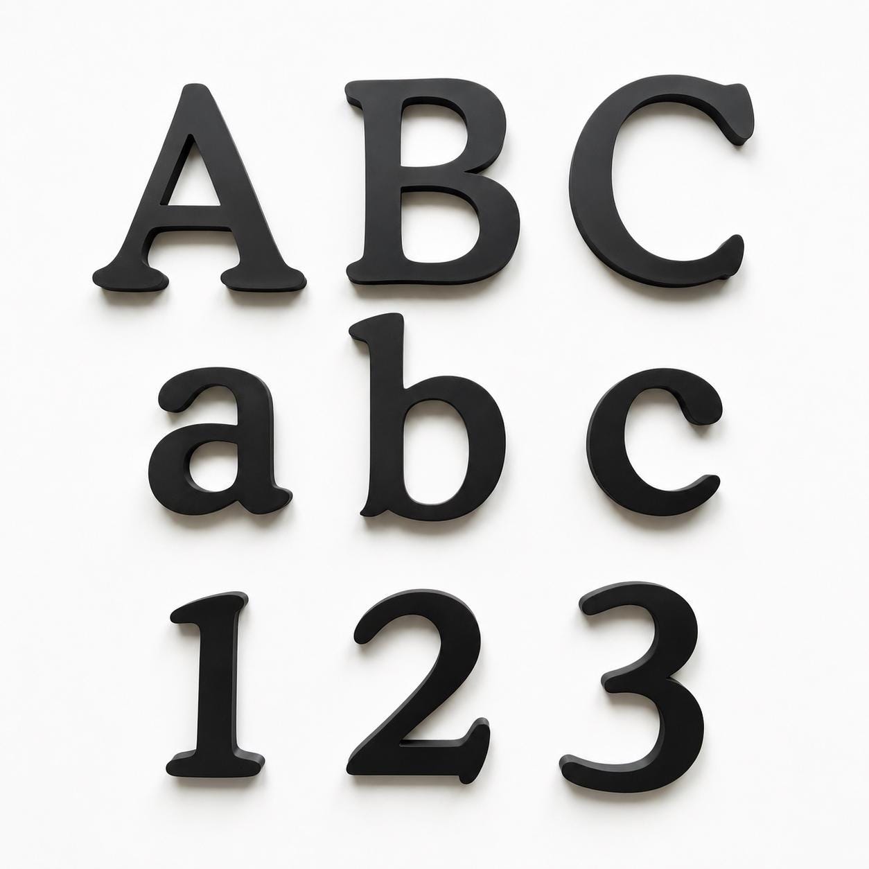 Personalised Letters & Numbers – Indoor Wall Sign Office Business Name Bedroom