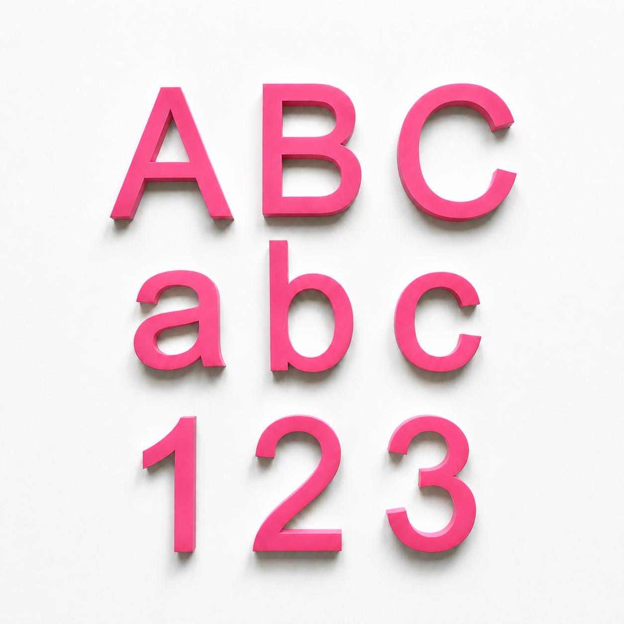 Personalised Letters & Numbers – Indoor Wall Sign Office Business Name Bedroom
