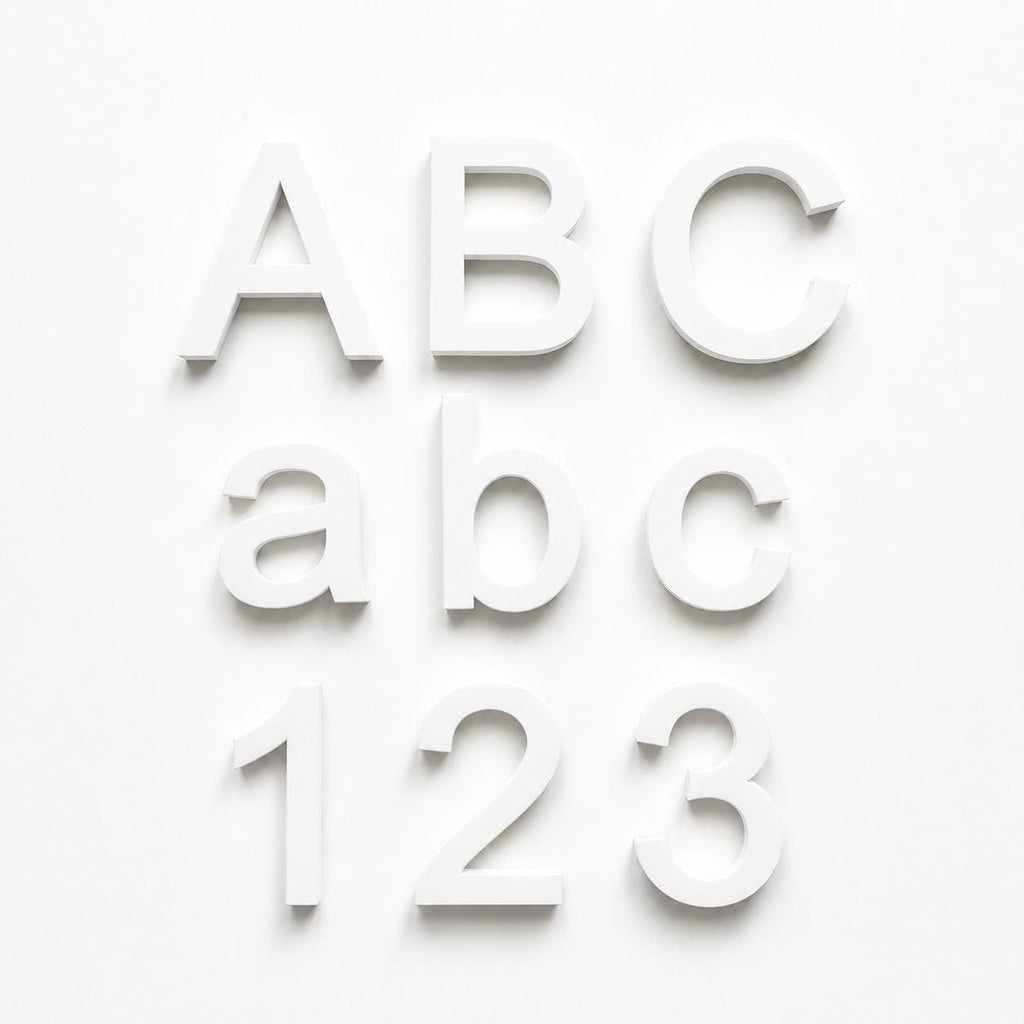 Personalised Letters & Numbers – Indoor Wall Sign Office Business Name Bedroom
