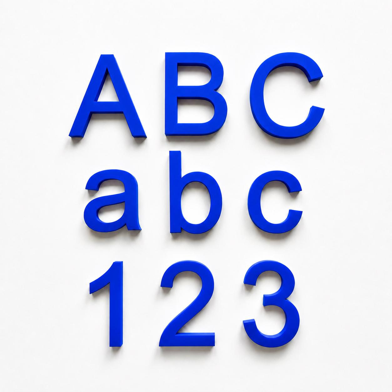 Personalised Letters & Numbers – Indoor Wall Sign Office Business Name Bedroom