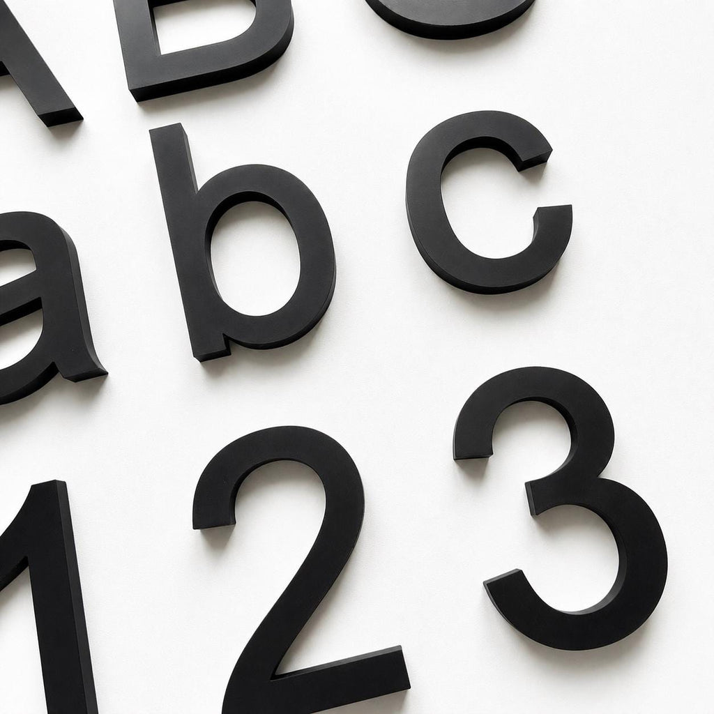 Personalised Letters & Numbers – Indoor Wall Sign Office Business Name Bedroom