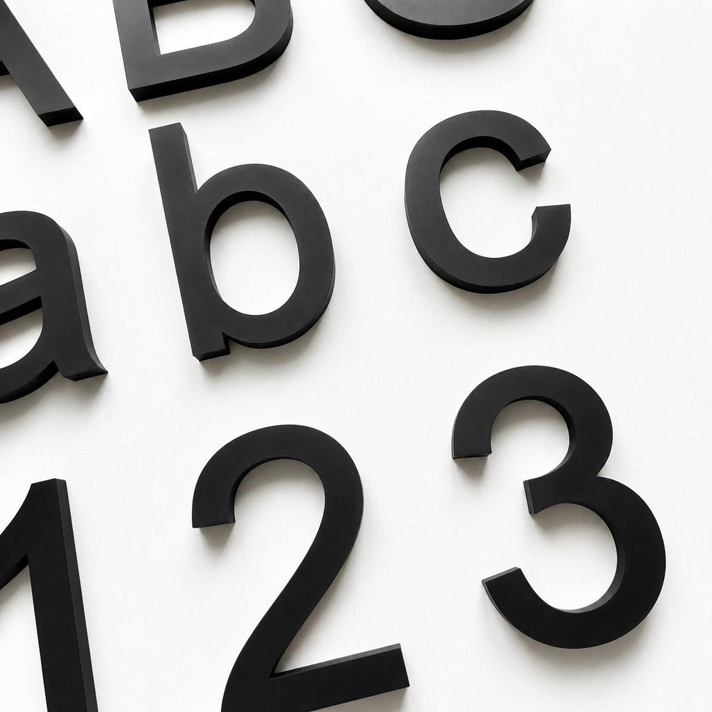 Personalised Letters & Numbers – Indoor/Outdoor Wall Sign Office Business Name
