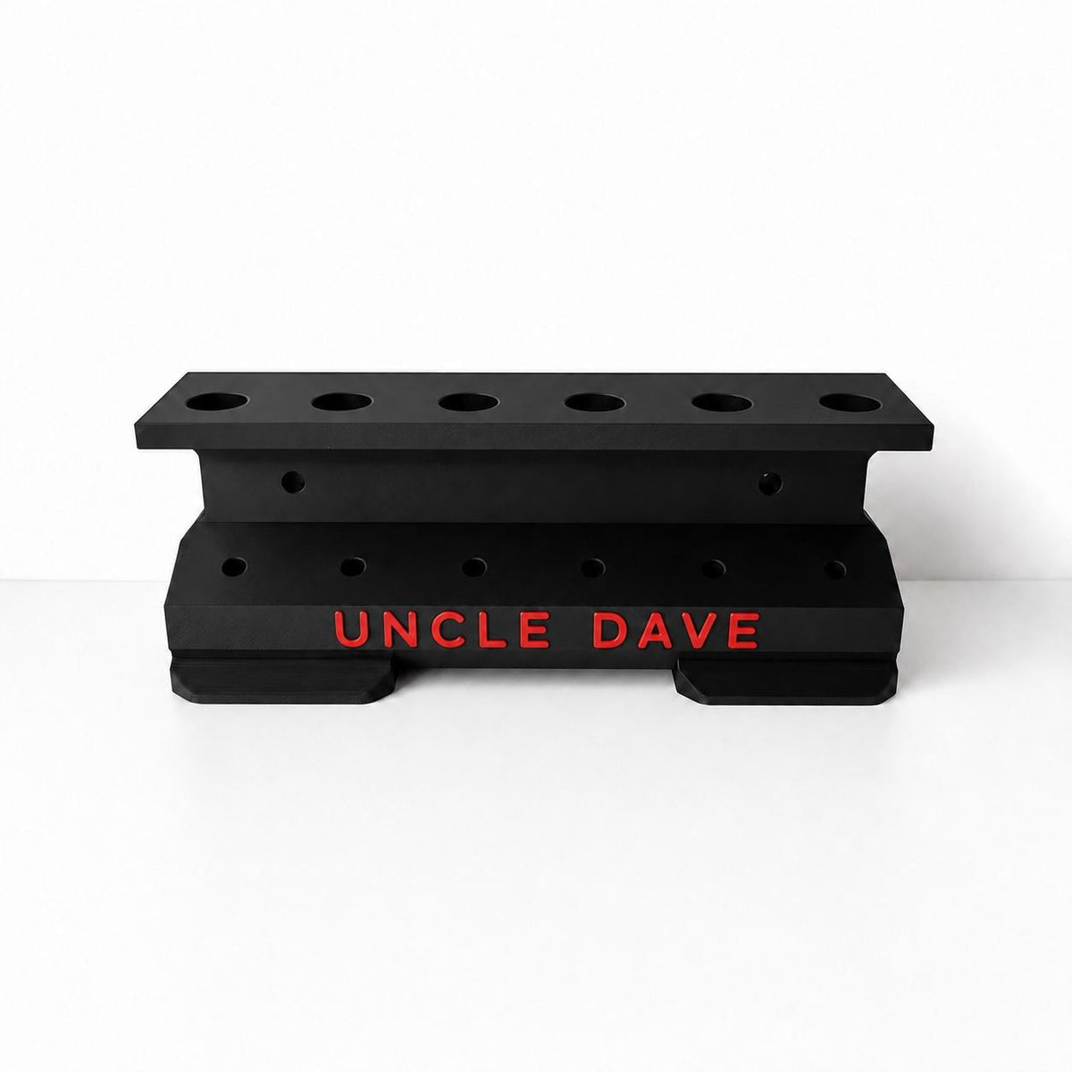 Personalised 6-Slot Darts Holder Name Text Wall Mounted/Freestanding Rack Stand
