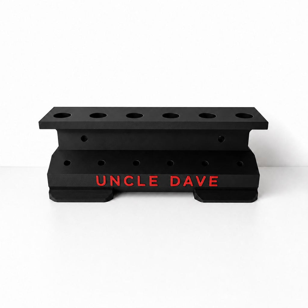 Personalised 6-Slot Darts Holder Name Text Wall Mounted/Freestanding Rack Stand