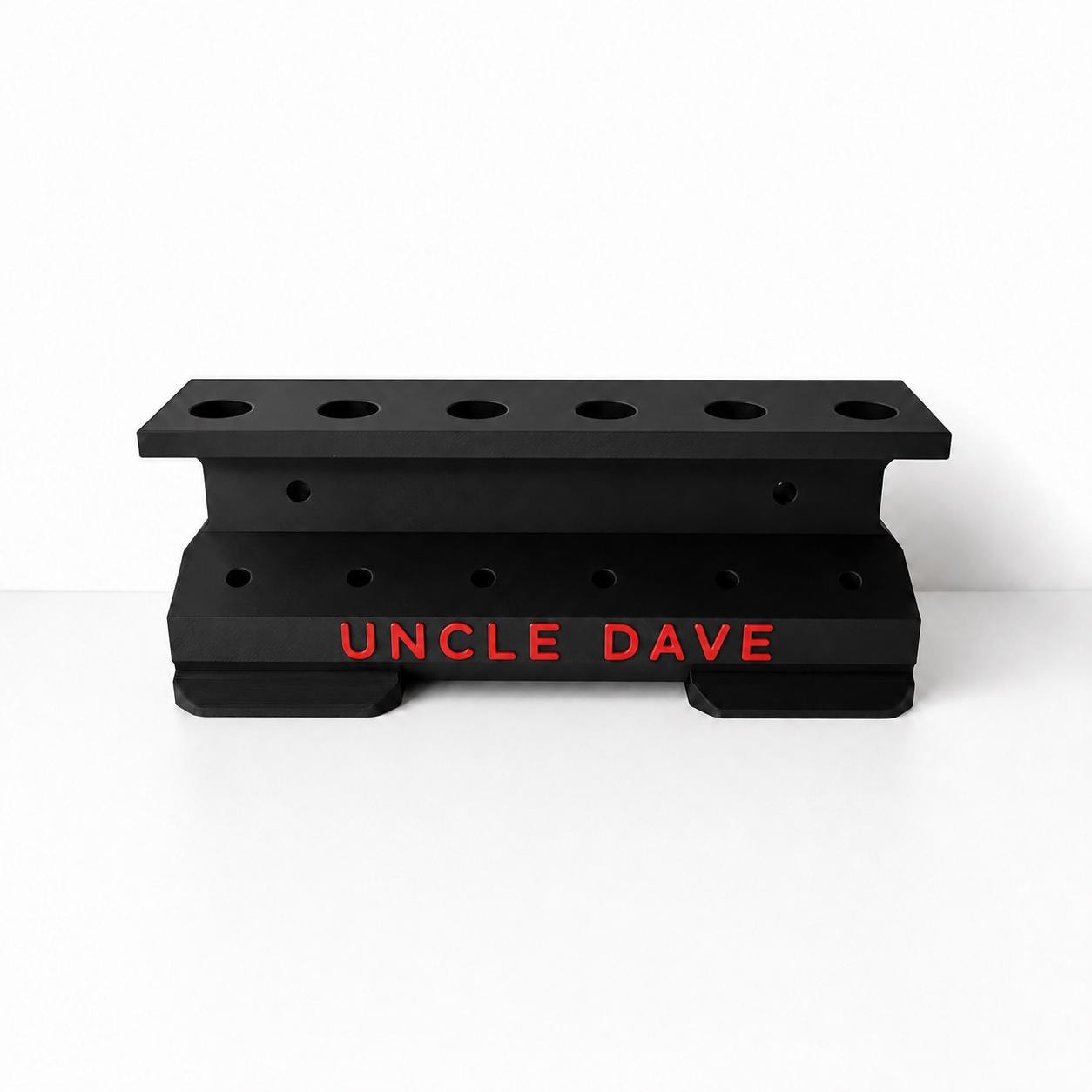 Personalised 6-Slot Darts Holder Name Text Wall Mounted/Freestanding Rack Stand