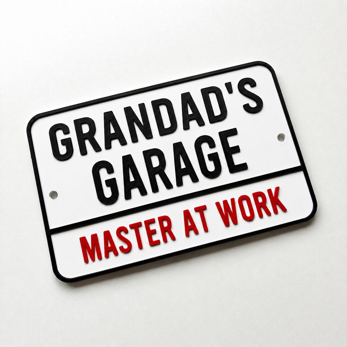 Personalised Text Sign - Novelty Man Cave Workshop Garage Shed Funny Gift Plaque