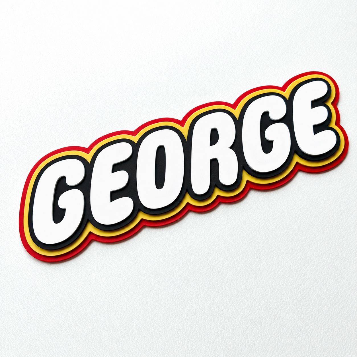 Personalised Kids Name Door Sign – Custom Girls Boys Bedroom Decoration Plate