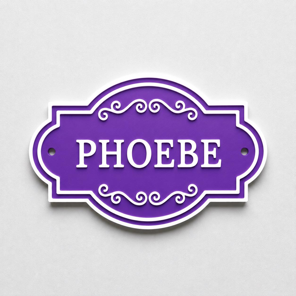 Personalised Kids Name Door Sign – Custom Girls Boys Bedroom Decoration Plate