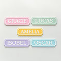 Personalised Kids Name Door Sign – Custom Girls Boys Bedroom Decoration Plate